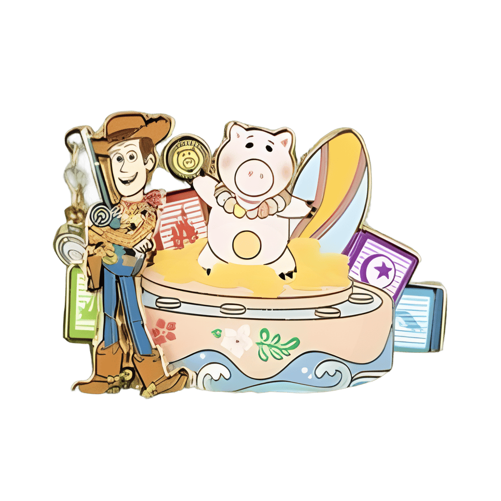 Fun Game Booth - Woody and Hamm Disney pin