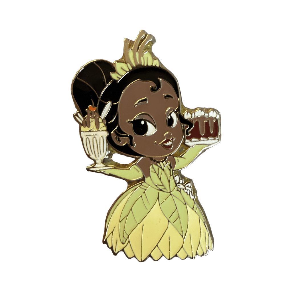 Tiana with Snacks Disney pin