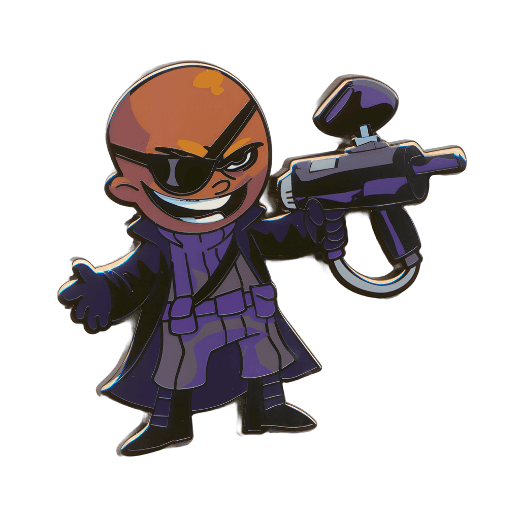 Nick Fury Disney pin