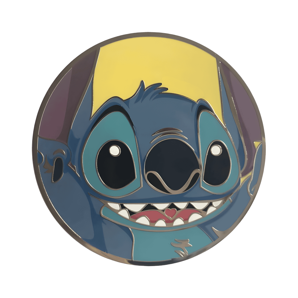 Close-up Stitch Disney pin