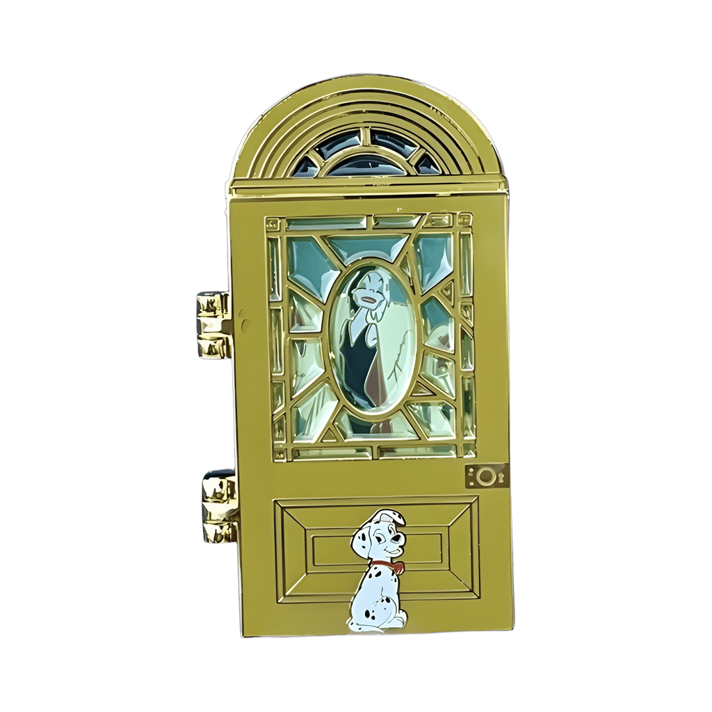 101 Dalmatians Cruella de Vil Hinged Door Disney pin