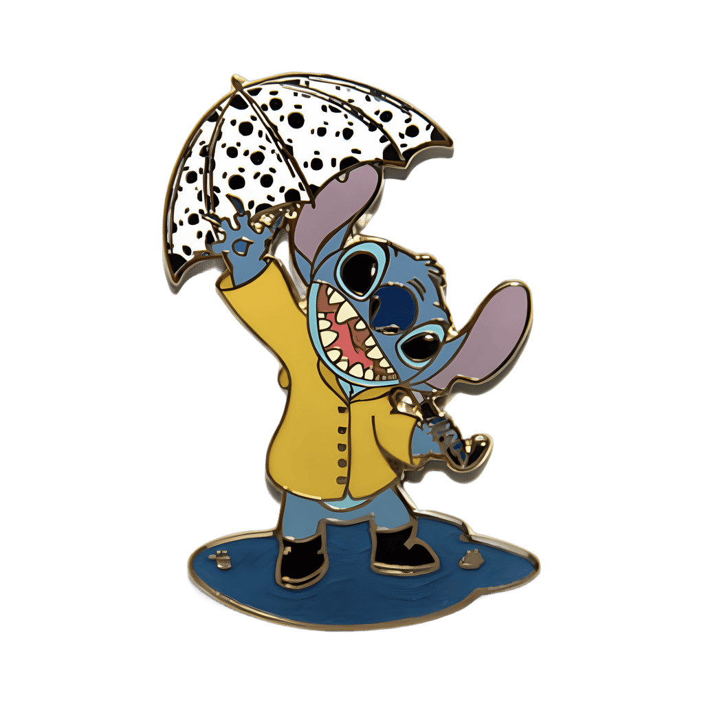 Stitch with umbrella Disney pin