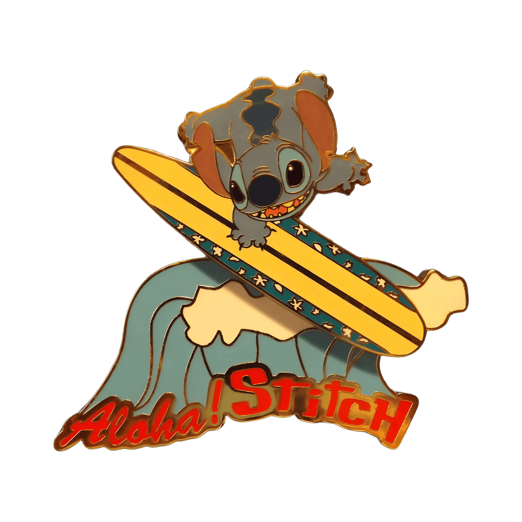 Aloha! Stitch Surfing Disney pin