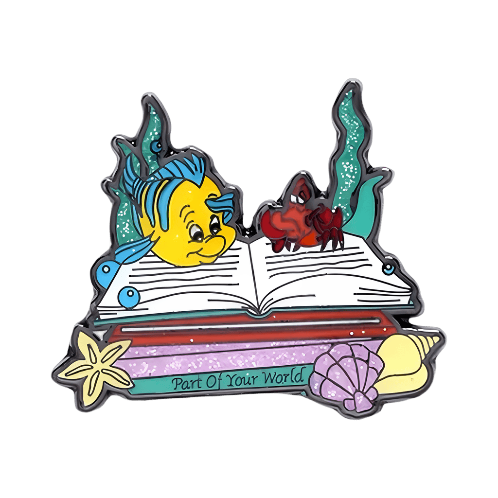 Flounder and Sebastian Disney pin