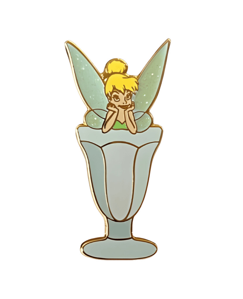 Tinker Bell in Sundae Glass Disney pin