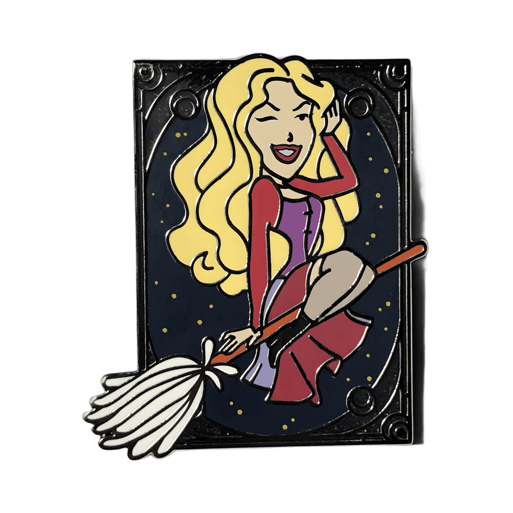 Sarah on Mop Disney pin