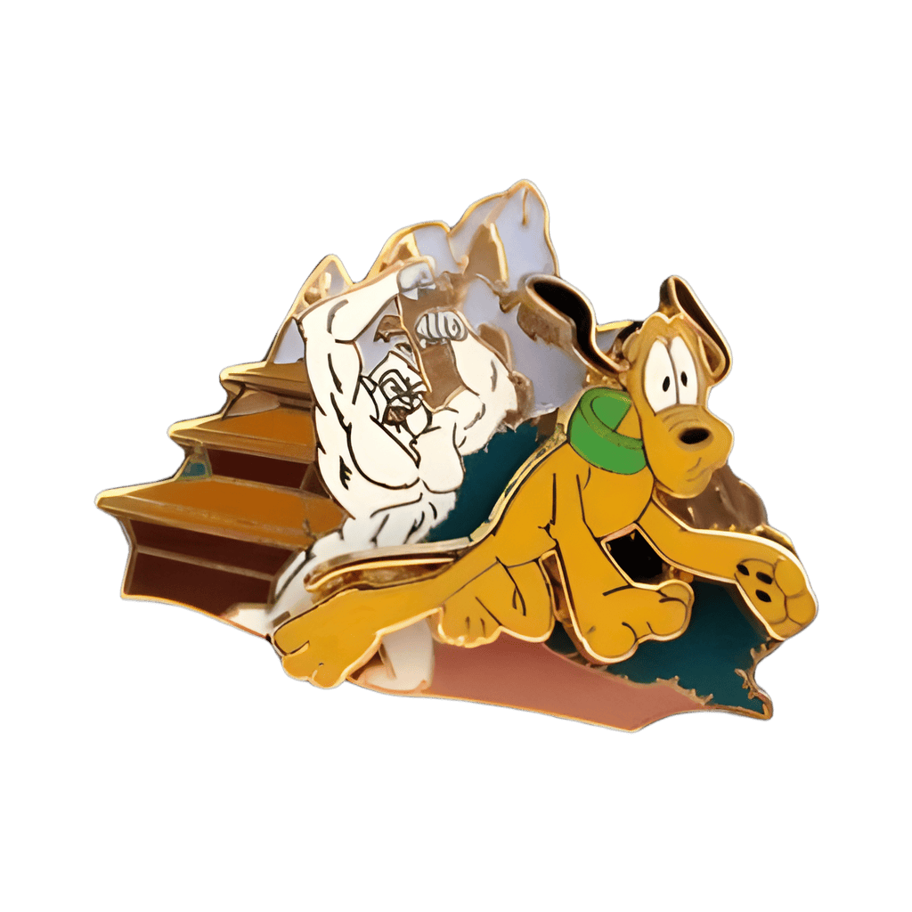 Pluto with Yeti Disney pin
