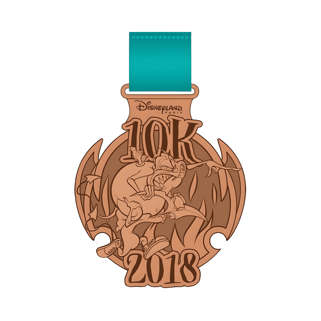 10K Medal Disney pin