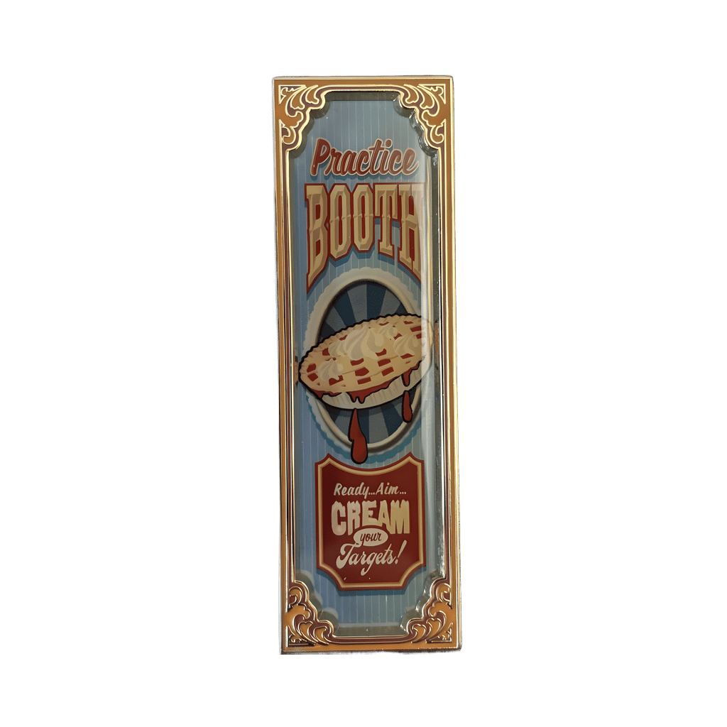 Red Pie Practice Booth Disney pin
