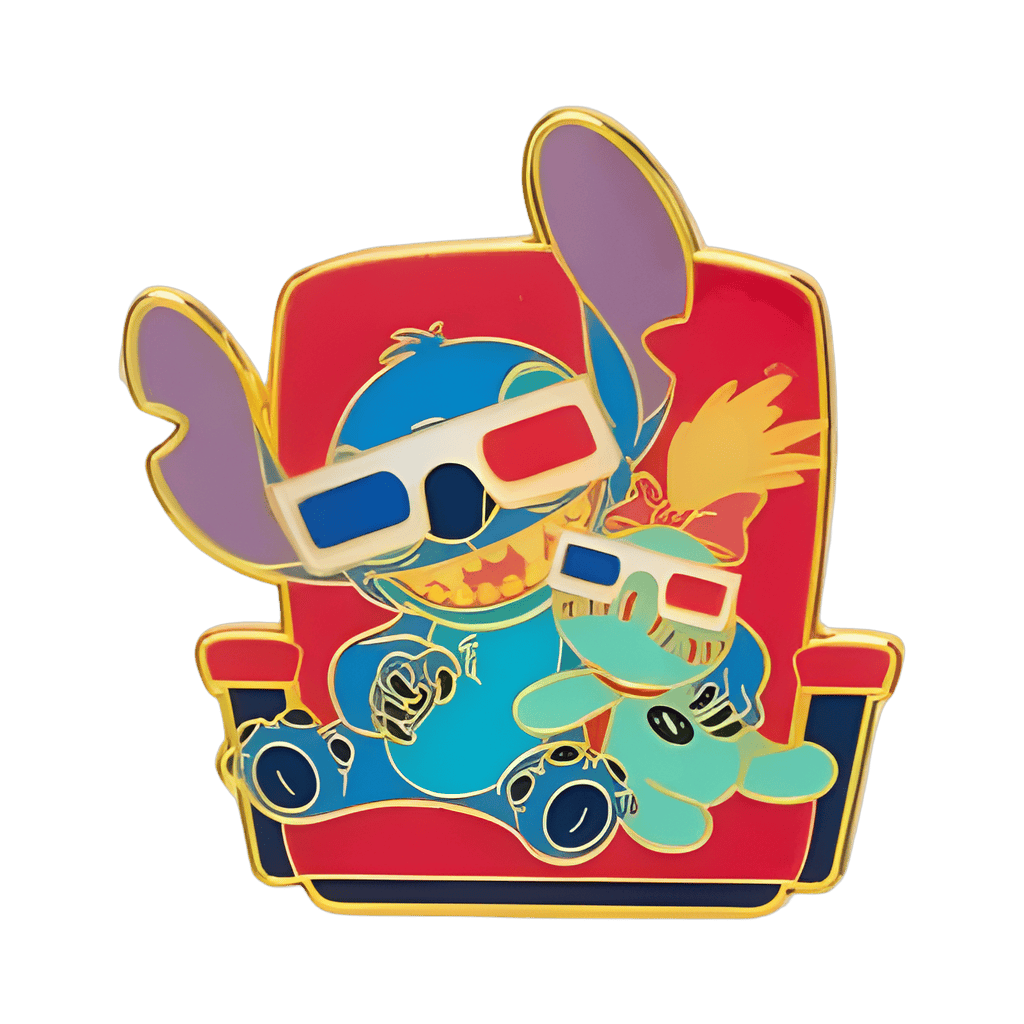 Stitch and Scrump Disney pin