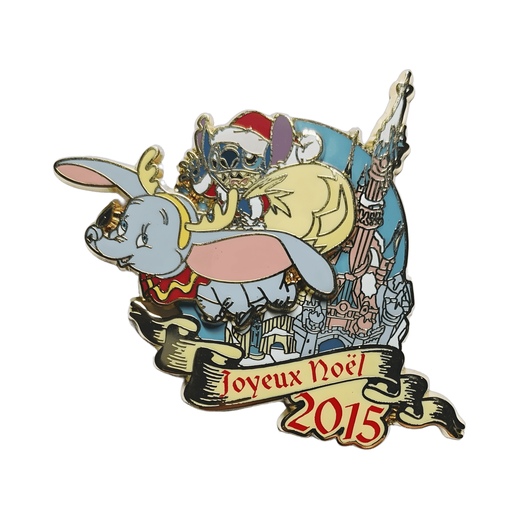 Stitch and Dumbo Disney pin