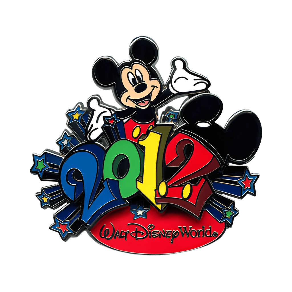 Ear Hat and Stars Mickey Logo 2012 Disney pin