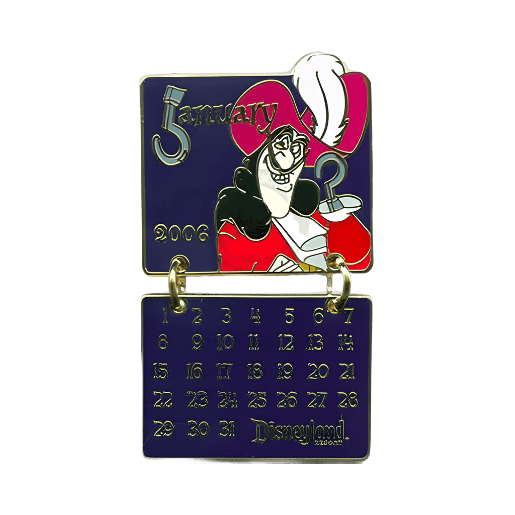 January (Captain Hook) Disney pin