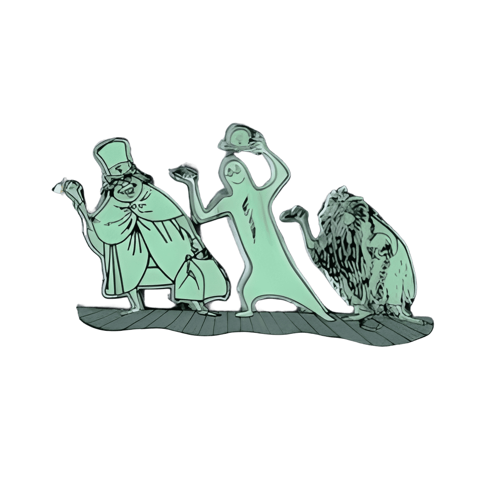 Materializing Mansion Framed Set — Disguised Hitchhikers Disney pin