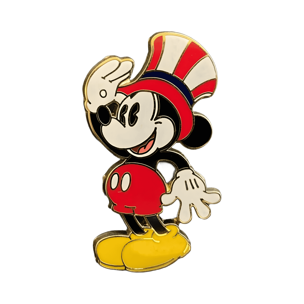 Patriotic Mickey Salute Disney pin