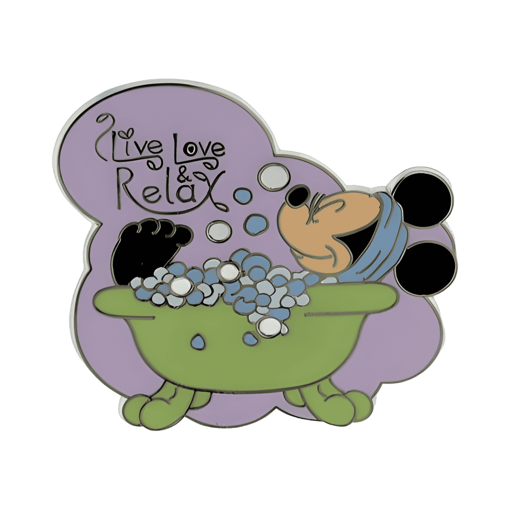 Minnie Taking A Bubble Bath - Live, Love, Relax Disney pin