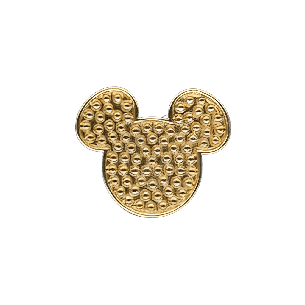 Gold Disney pin