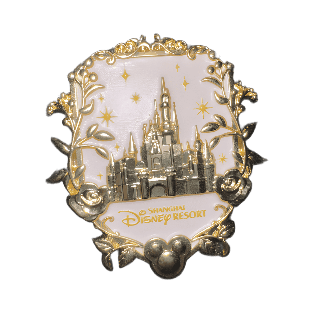 Shanghai Disneyland Castle with Rose Gold Disney pin