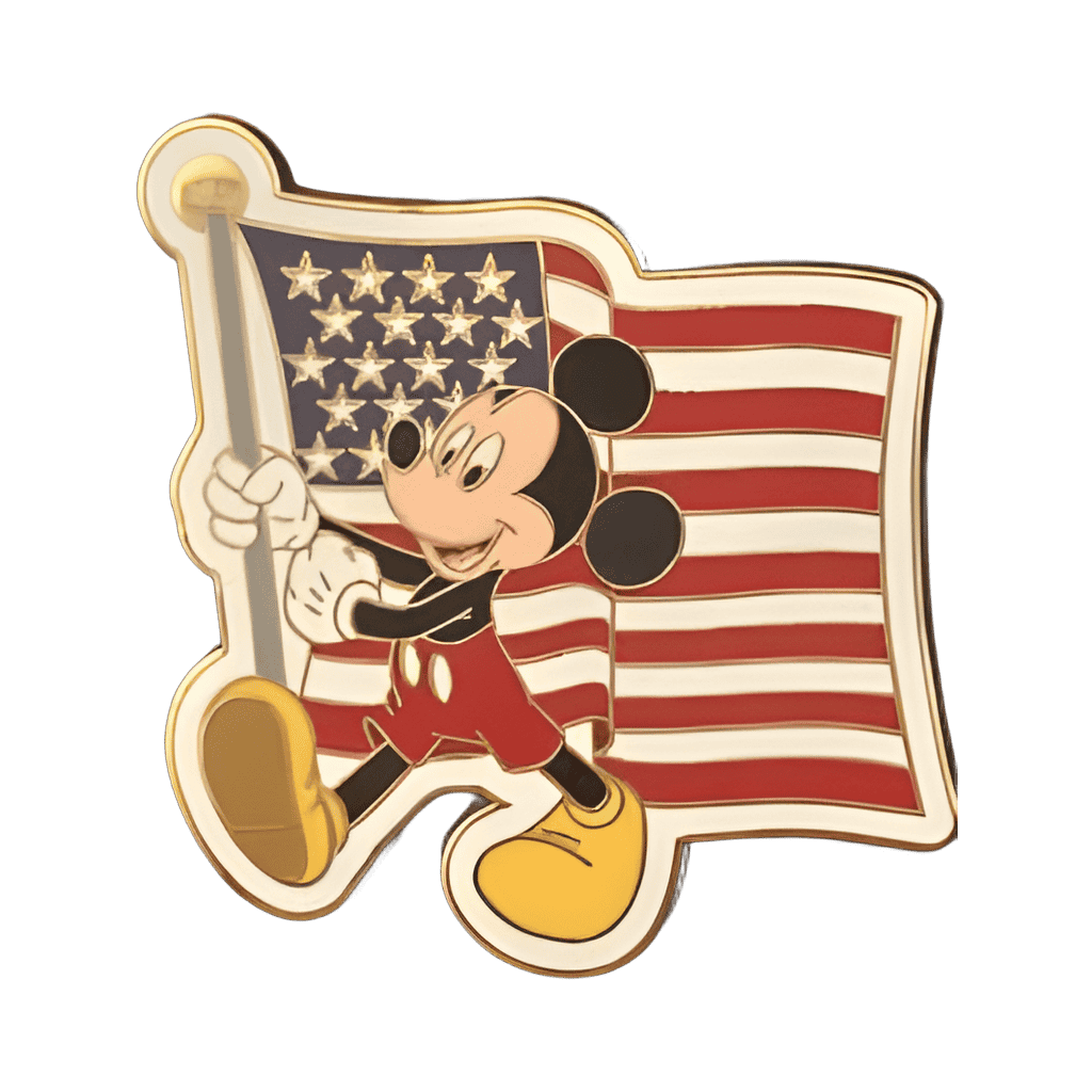 United States Flag Disney pin