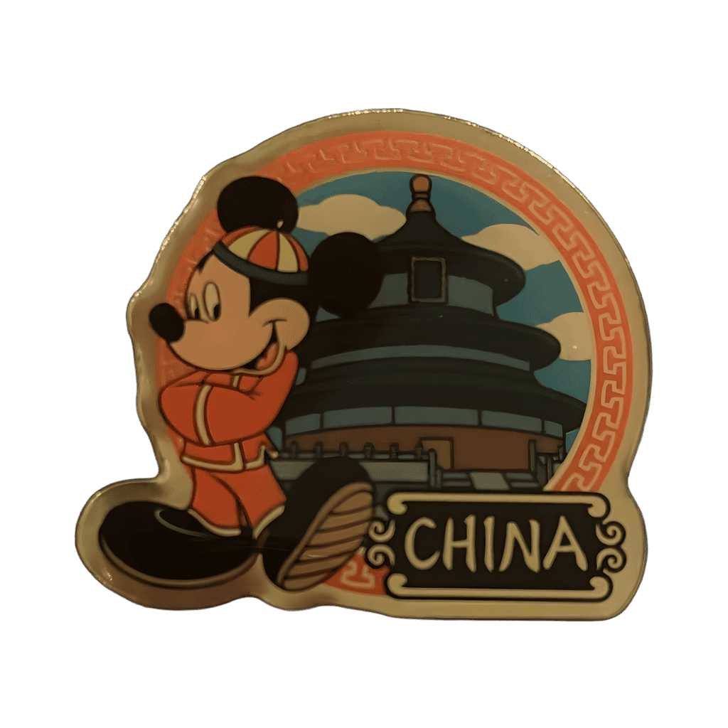 Mickey in China Disney pin