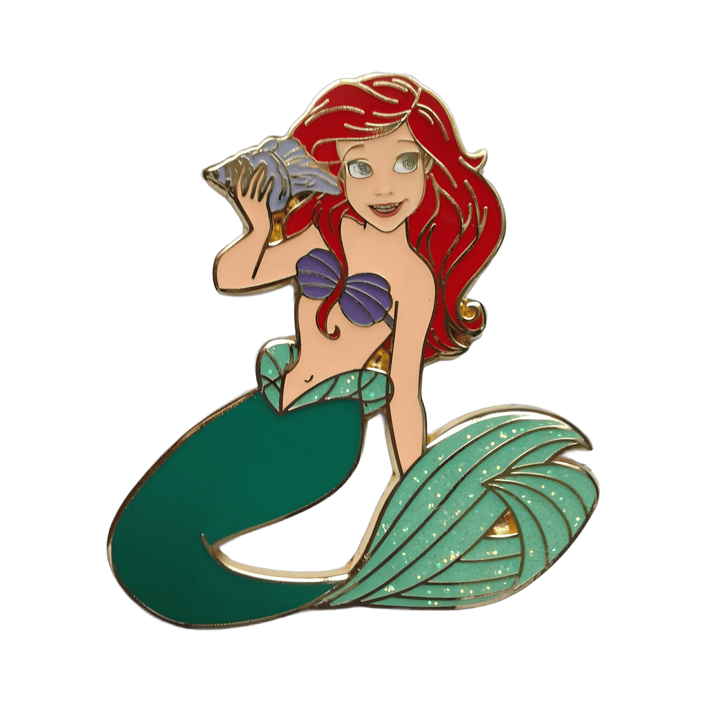 Ariel with Seashell Disney pin