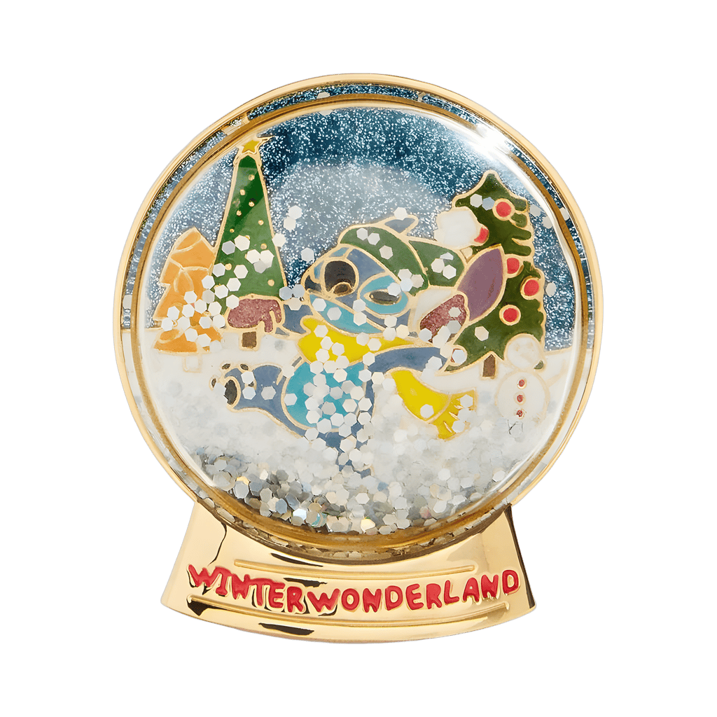Stitch Snow Globe Disney pin