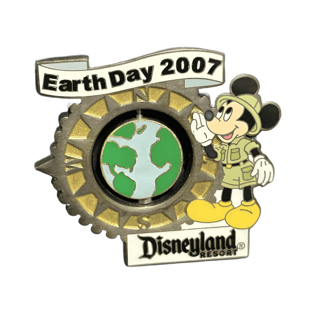 Mickey Mouse Earth Day 2007 Spinner Disney pin