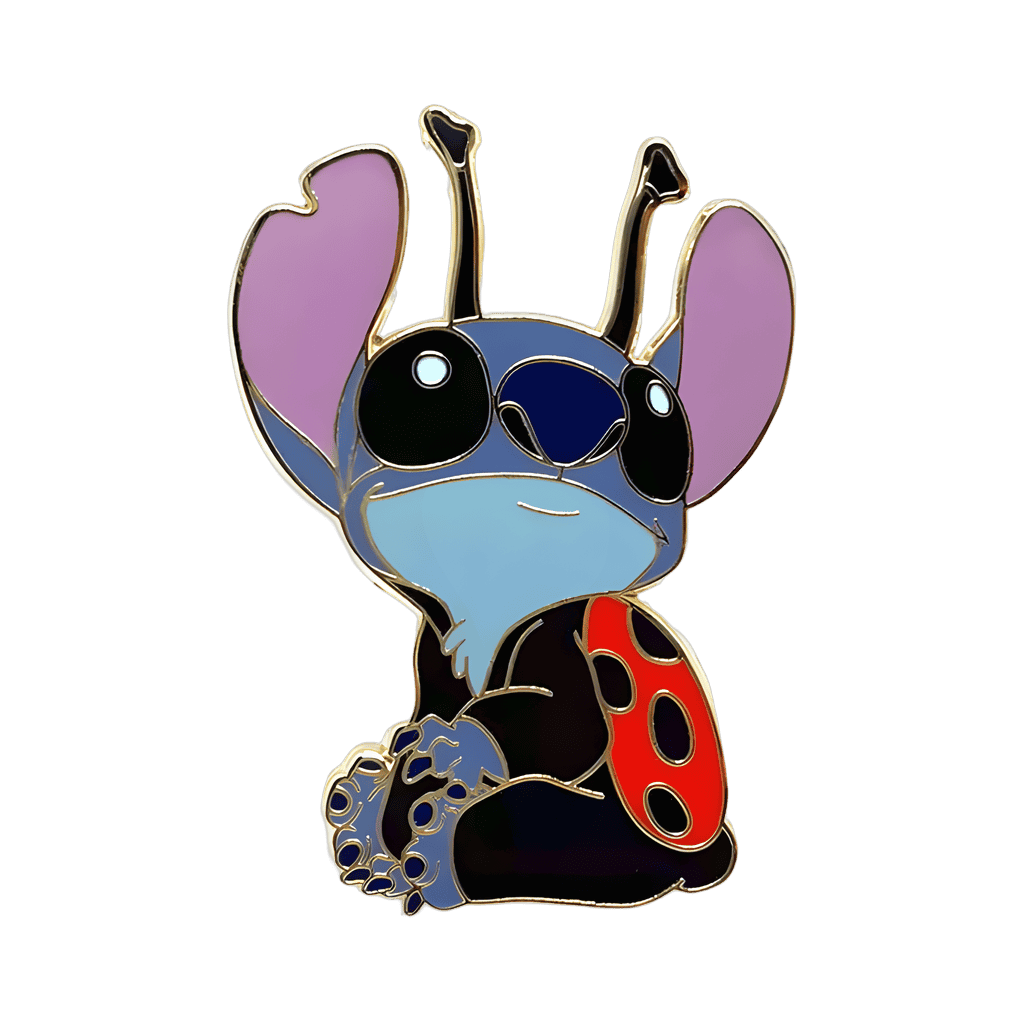 Stitch as a ladybug Disney pin