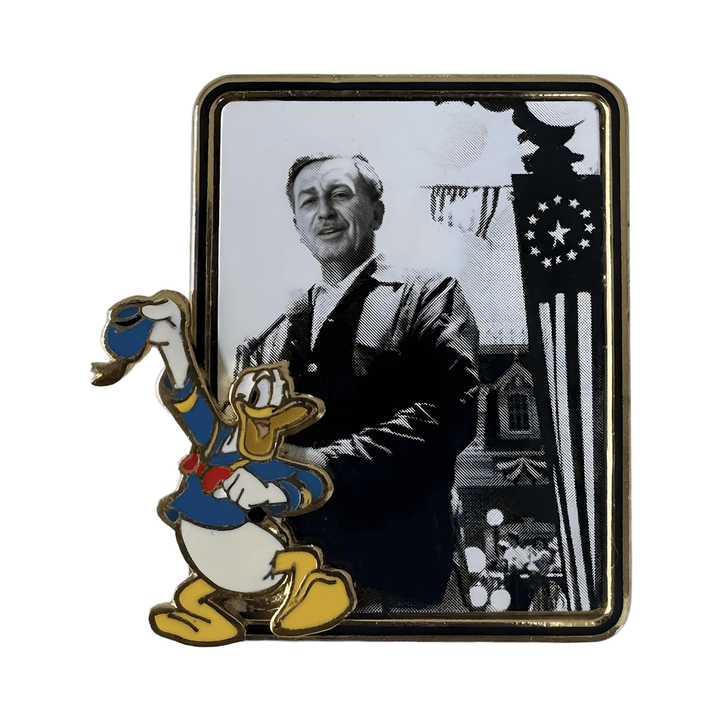 Walt Disney and Donald - Main Street U.S.A. Disney pin