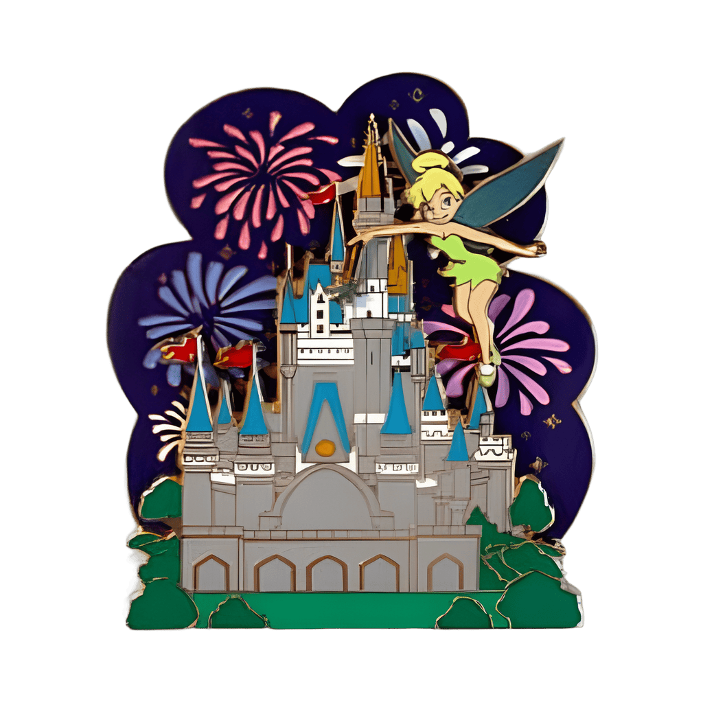 Tinker Bell at Cinderella's Castle Jumbo Disney pin
