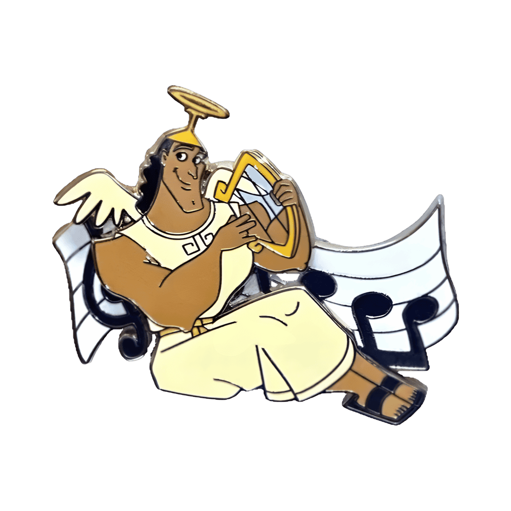 Shoulder Angel Kronk on Music Notes Disney pin