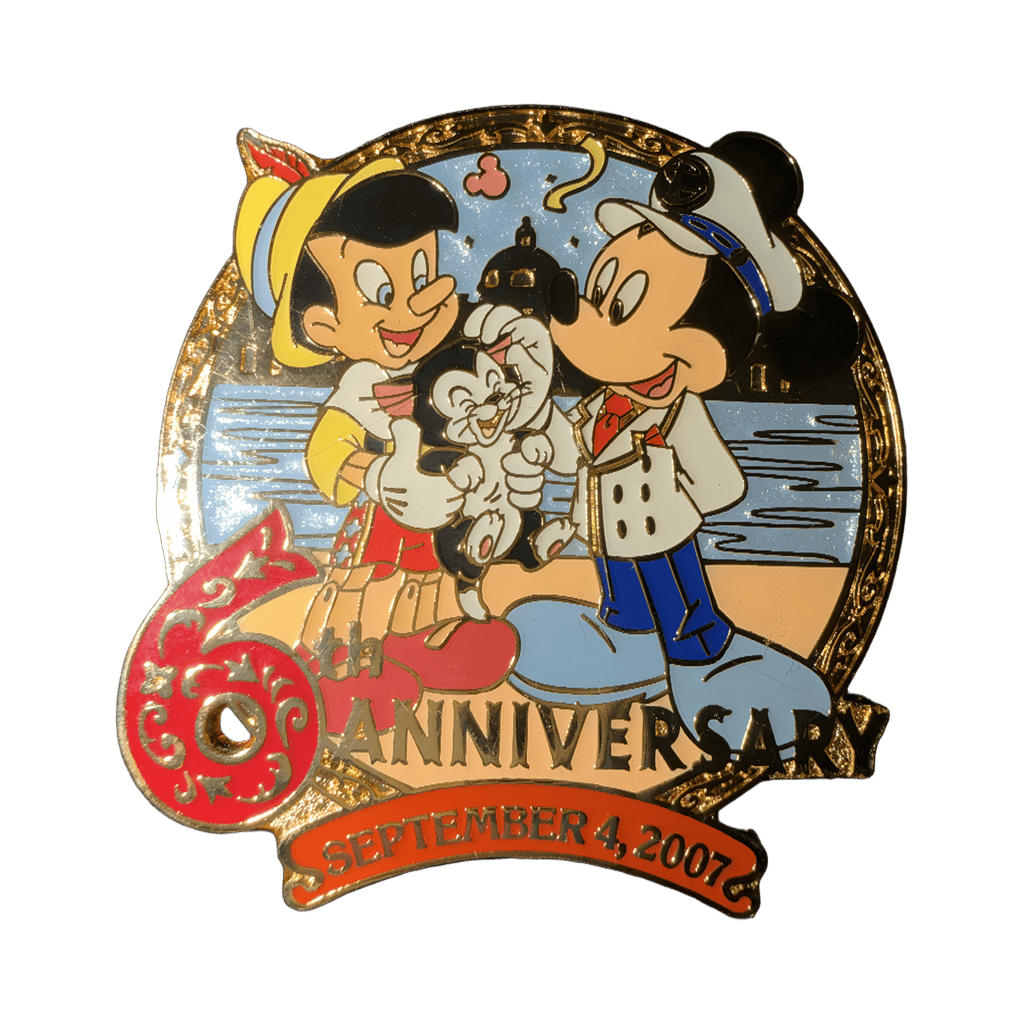 Mickey and Pinnochio Disney pin