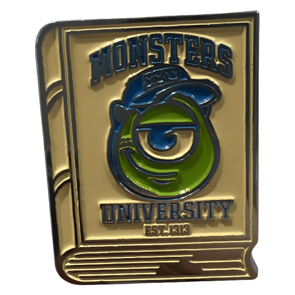 Monsters University book Disney pin