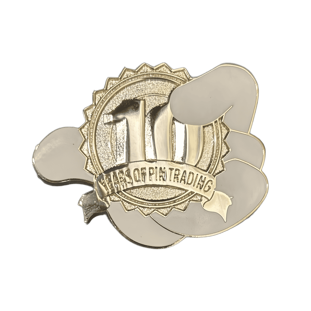 Badge in Hand Disney pin