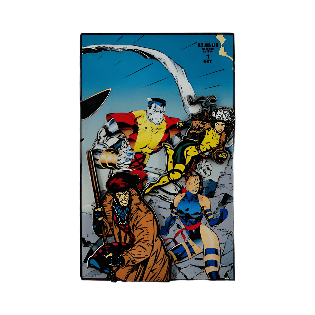 X-Men Comic Book Covers - Colossus, Rogue, Gambit & Psylocke Disney pin