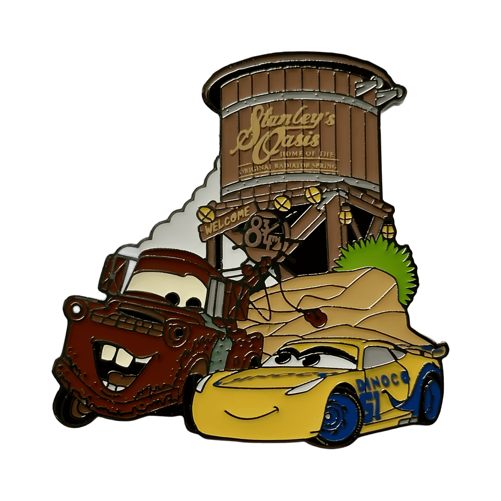 Mater and Cruz - Stanleys Oasis Disney pin