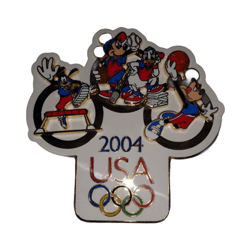 Goofy, Minnie, Daisy and Mickey as Olympians Disney pin