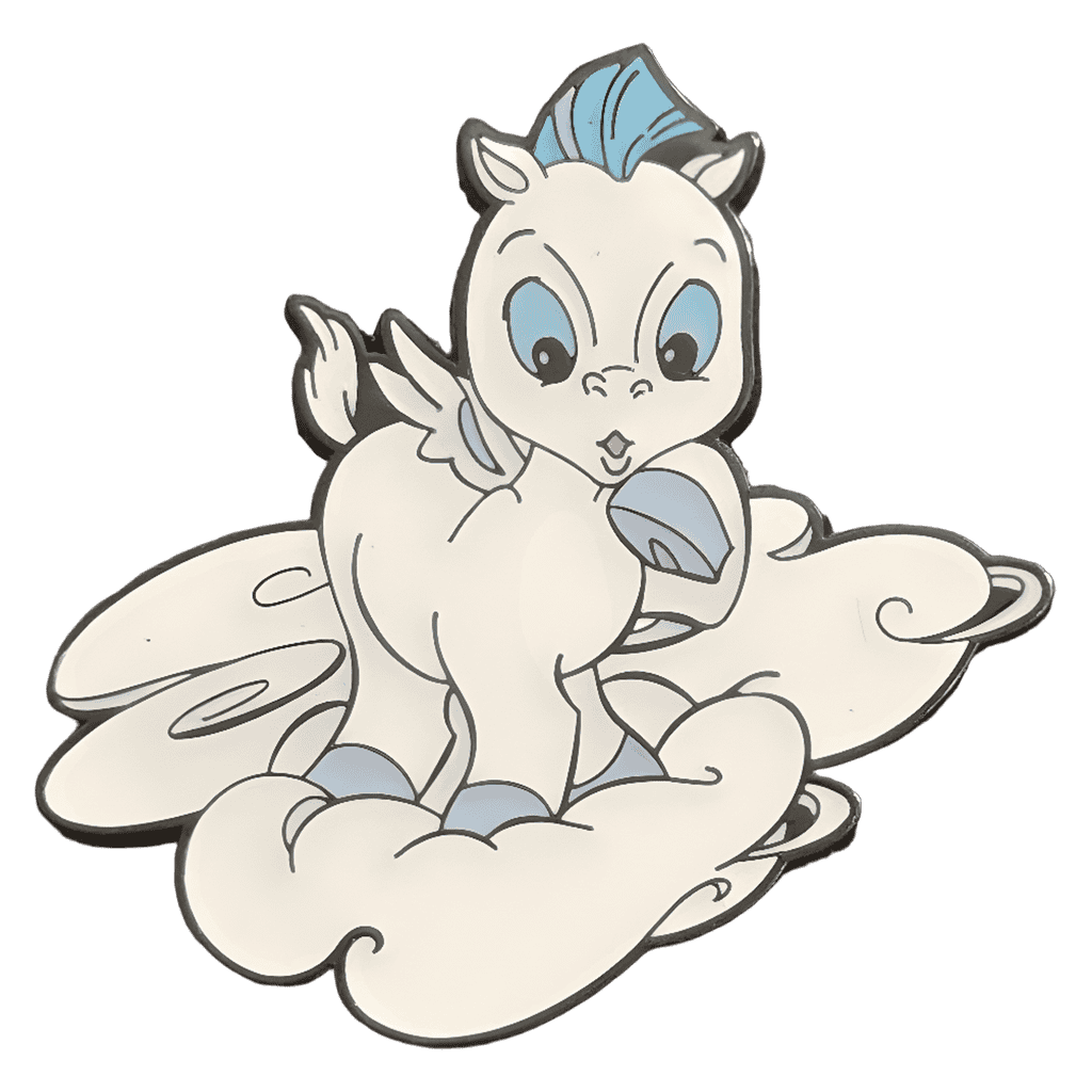 Baby Pegasus on a Cloud Disney pin
