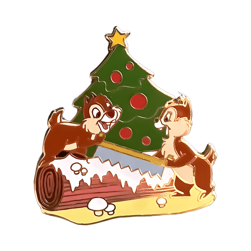 Snowy Log Disney pin