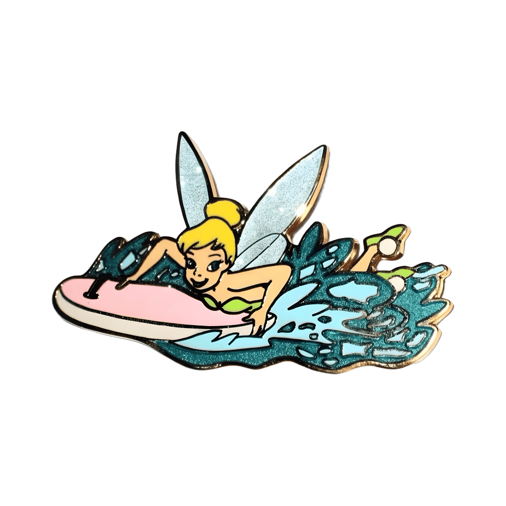 Tinker Bell on a Boogie Board Disney pin