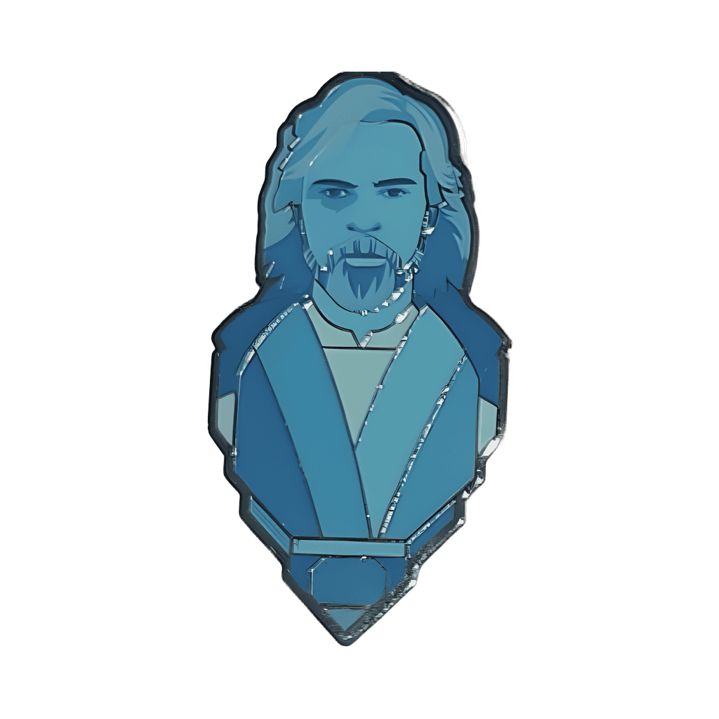 Ghost Luke Skywalker Disney pin