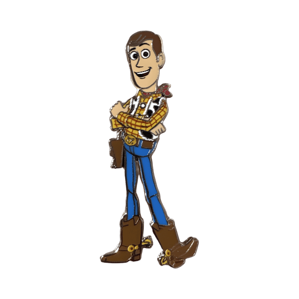 No Hat Woody Disney pin