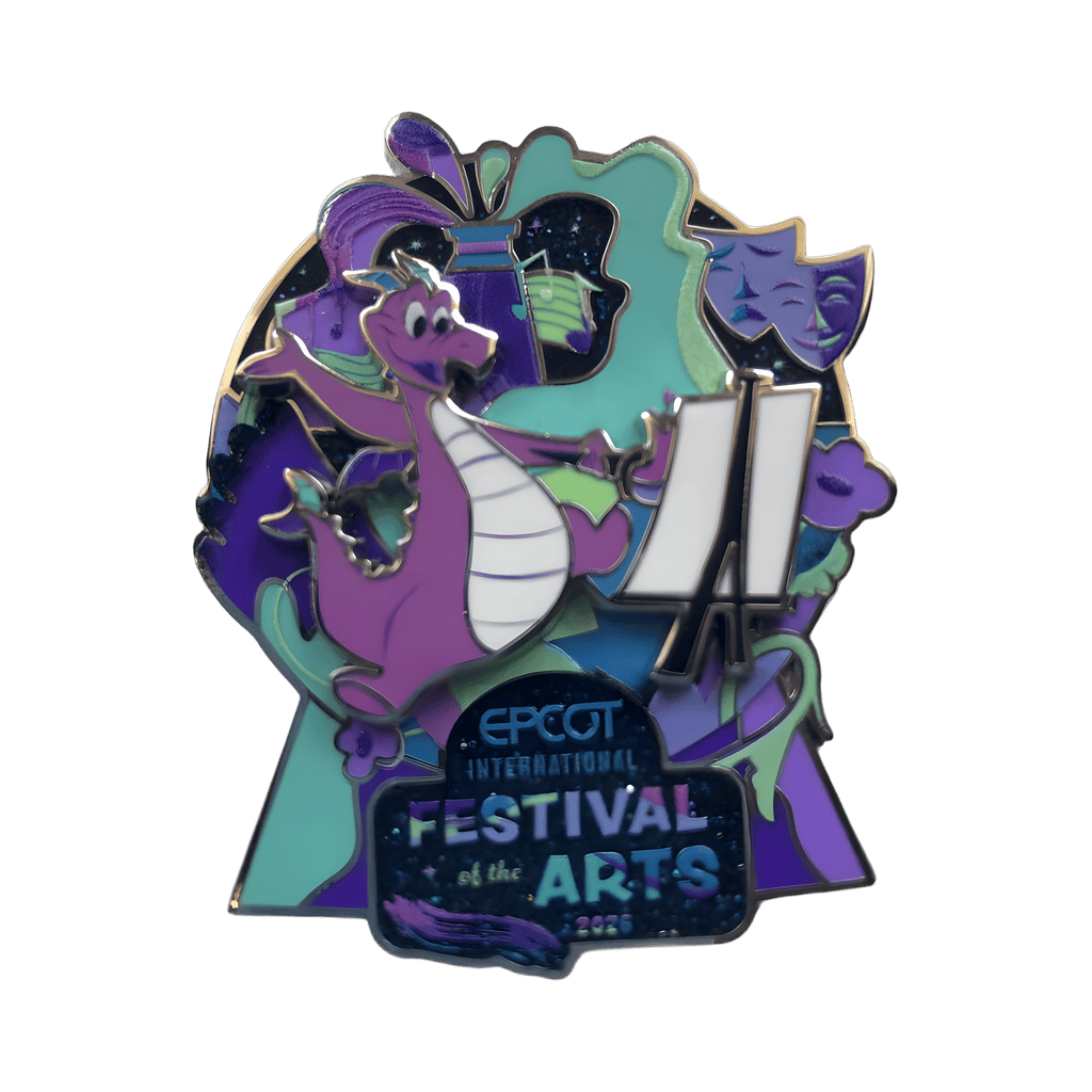 Figment - with Easel Disney pin