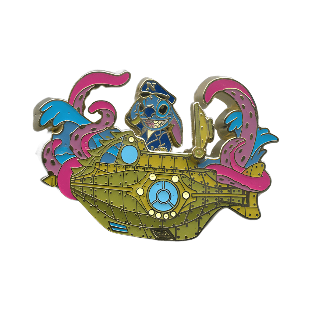 Stitch in the Nautilus Disney pin