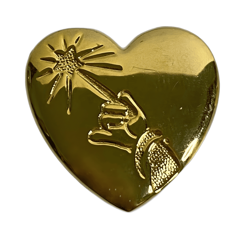 Gold Heart with Arm and Wand - Variety Club Charity Pin Disney pin