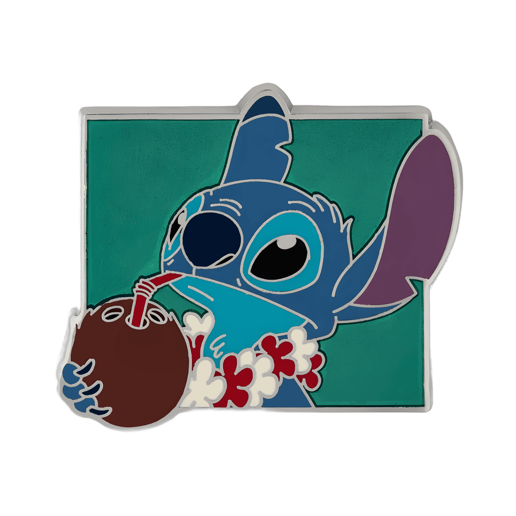 Stitch with Coconut Disney pin