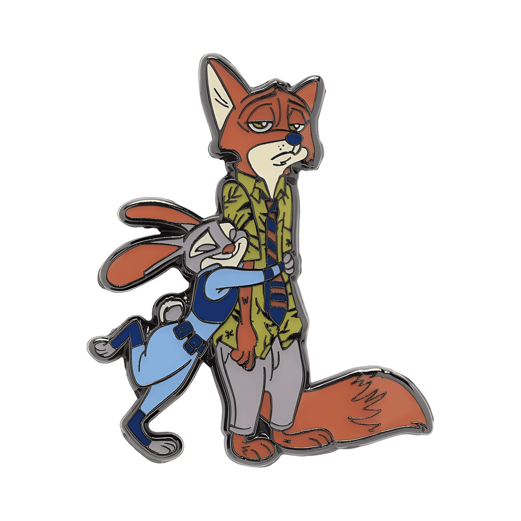 Zootopia Nick & Judy Hug Disney pin
