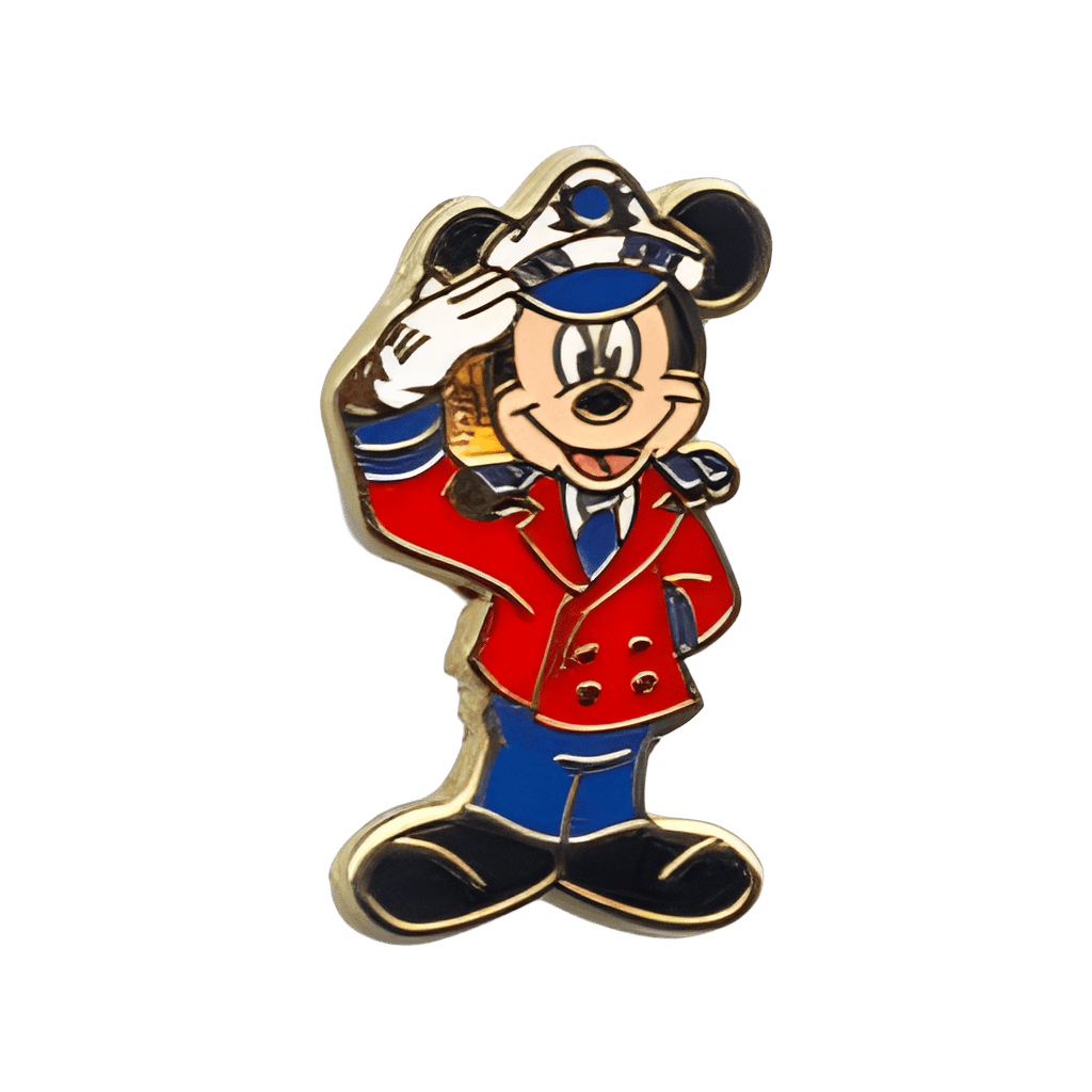Captain Mickey Build A Pin Add-On Disney pin