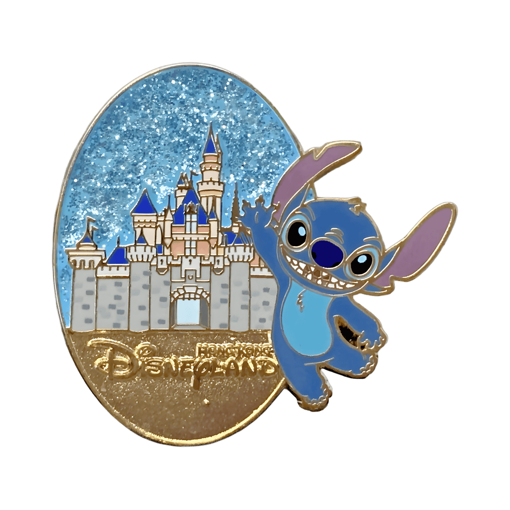 Stich on a Light Blue Disney pin