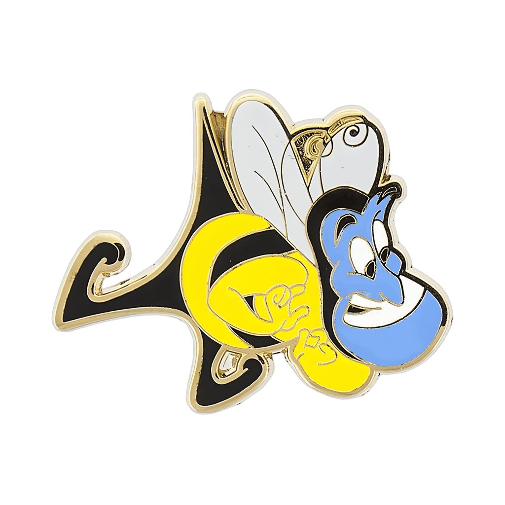 4-pin set - Genie as Bee Disney pin